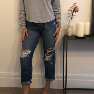 Topshop Hayden Ripped Boyfriend Jeans